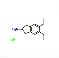 5,6-डायथाइल-2,3-डाइहाइड्रो-1एच-इंडेन{{6}अमीन, हाइड्रोक्लोराइड CAS 312753-53-0