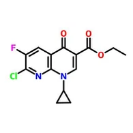 कैस:96568-07-9|इथाइल 1-साइक्लोप्रोपाइल-7-क्लोरो-6-फ्लुओरो-1,{5}}डायहाइड्रो-4-ऑक्सो{7}},{8}}नैफ्थिलरिडाइन कार्बोक्सिलेट