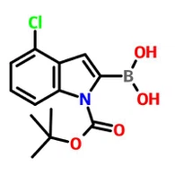 कैस नं.475102-11-5|4-क्लोरो-एन-(बीओसी)-इंडोल-2-बोरोनिक एसिड